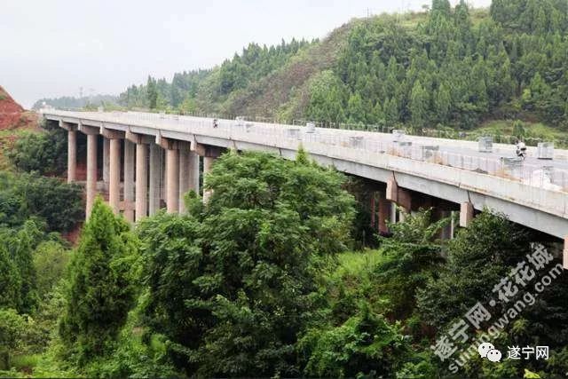 遂宁中环线建设捷报频传，美好未来指日可待